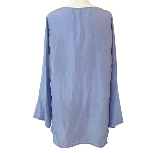 Victoria's Secret Embroidery Silk Tunic Blouse - Sz XL - Picture 7 of 12